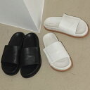 《即納》 TODAYFUL 2023spring.summer トゥデイフル Leather Slide Sandals レザースライドサンダル レディース 靴 シューズ スクエアトゥ ローヒール フラット 12311001