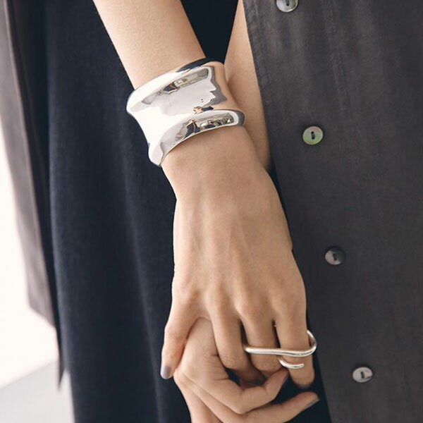  TODAYFUL 2024springsummer トゥデイフル Nuance Wide Cuff ニュアンスワイドカフ アクセサリー バングル シルバー Silver925 12990903