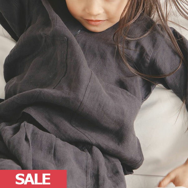 楽天ダブルハート（DOUBLE HEART）【TODAYFUL SALE】 【60％OFF】 【即納】 TODAYFUL 2023spring.summer トゥデイフル Keyneck Linen Shirts （KIDS） キーネックリネンシャツ（キッズ） キッズ 子供服 トップス セットアップ 32310401