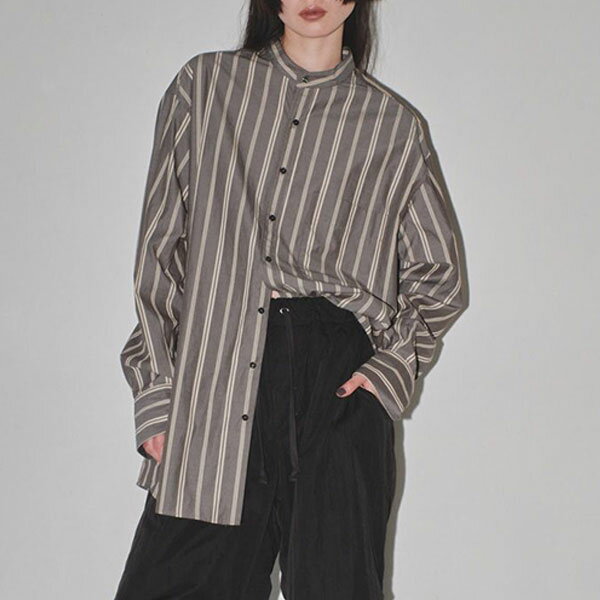 【即納】 TODAYFUL 2023winter トゥデイフル Stripe Over Shirts ストライプオーバーシャツ トップス ミドル丈 長袖 重ね着 12320416