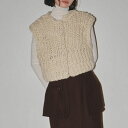 《即納》 TODAYFUL 2023winter トゥデイフル Chunky Hand Knitvest チャンキーハンドニットベスト トップス ショート丈 ノースリーブ 12320517