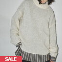 【TODAYFUL SALE】 【40 OFF】 【即納】 TODAYFUL 2023winter トゥデイフル Kid Mohair Knit キッドモヘヤニット トップス ミドル丈 Uネック 長袖 12320533