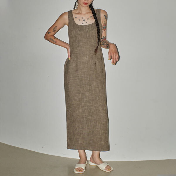 【即納】 TODAYFUL 2024springsummer トゥデイフル ワンピース Check Pencil Dress チェックペンシルドレス ノースリーブ ロング丈 2024ss 12410316