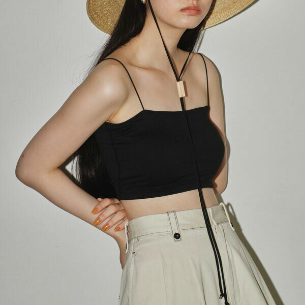  TODAYFUL 2024springsummer トゥデイフル トップス Cupin Flatseam Bratop カップインフラットシームブラトップ インナー キャミソール ノースリーブ 2024ss 12410602