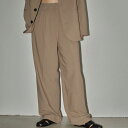  TODAYFUL 2024springsummer トゥデイフル ボトムス Heather Tuck Trousers ヘザータックトラウザーズ ロング丈 2024ss 12410107 12410721