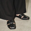  TODAYFUL 2024springsummer トゥデイフル 靴 Leather Gurkha Sandals レザーグルカサンダル 小物 2024ss 12411014 ギフト