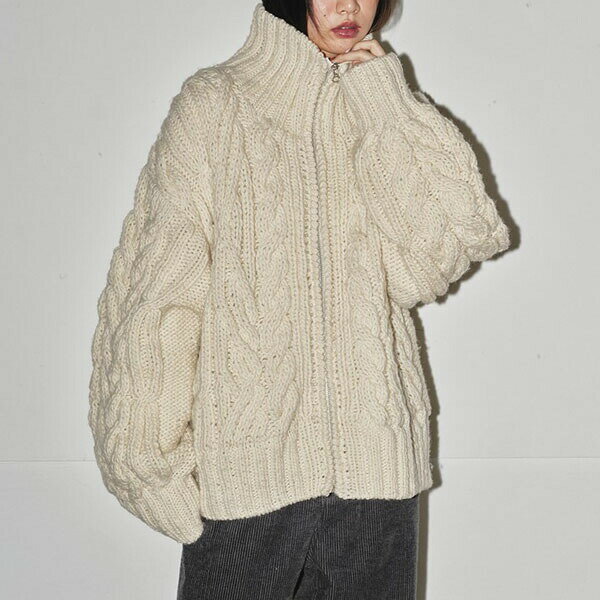 【TODAYFUL SALE 40%OFF】【即納】トゥデイフル TODAYFUL 2024prefall トップス Volume Handknit Cardigan ボリュームハンドニットカーディガン ミドル丈 長袖 2024aw 12420516のサムネイル
