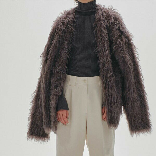 【予約販売】 トゥデイフル TODAYFUL 2024winter トップス Brashed Mix Cardigan 11月中旬～12月上旬予約 ブラッシュドミックスカーディガン 長袖 オーバーサイズ 羽織り アウター 12420417のサムネイル