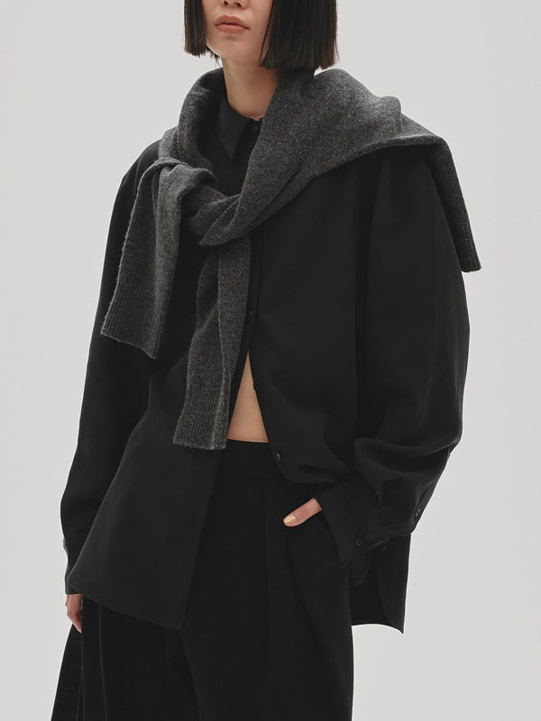 トップス todayful silky over shirts TODAYFUL（トゥデイフル）の「シルキーオーバーシャツ（シャツ