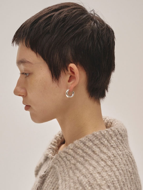 楽天ダブルハート（DOUBLE HEART）本日お得にお買い物 【即納】トゥデイフル TODAYFUL 2025winter Middle Hoop Pierce （Silver925） ミドルフープピアス アクセサリー 12290902