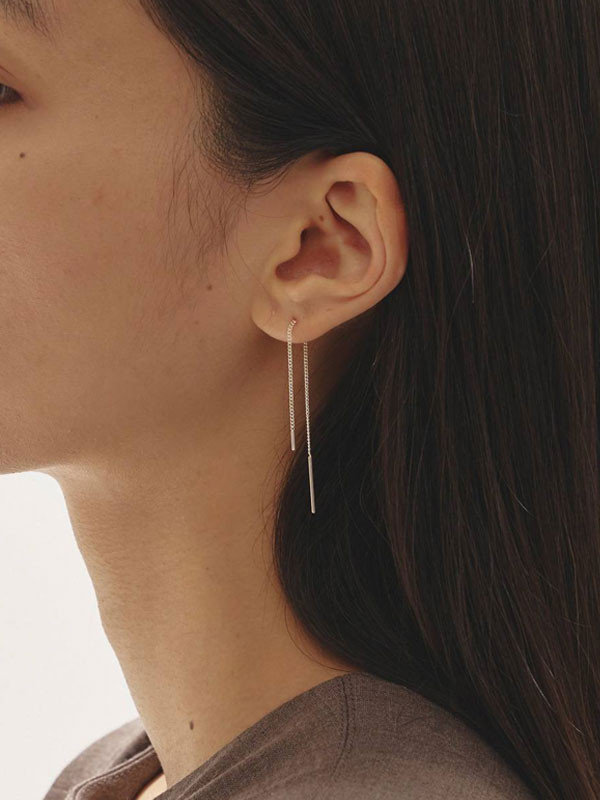 Rakuten - エントリーでポイント上乗セ 【即納】 トゥデイフル TODAYFUL 2026springsummer アクセサリー Long Chain Pierce(Silver925) ロングチェーンピアス（シルバー925） 小物 ピアス 12520907