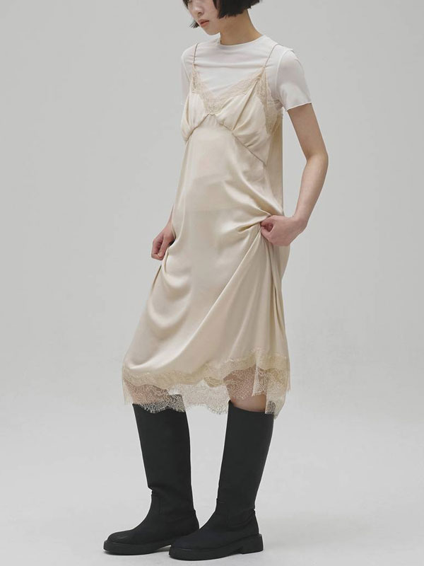 エントリーでポイント上乗せ 【予約販売】トゥデイフル TODAYFUL 2026Prefall ワンピース Satin Lace Dress 6月中旬〜7月上旬...
