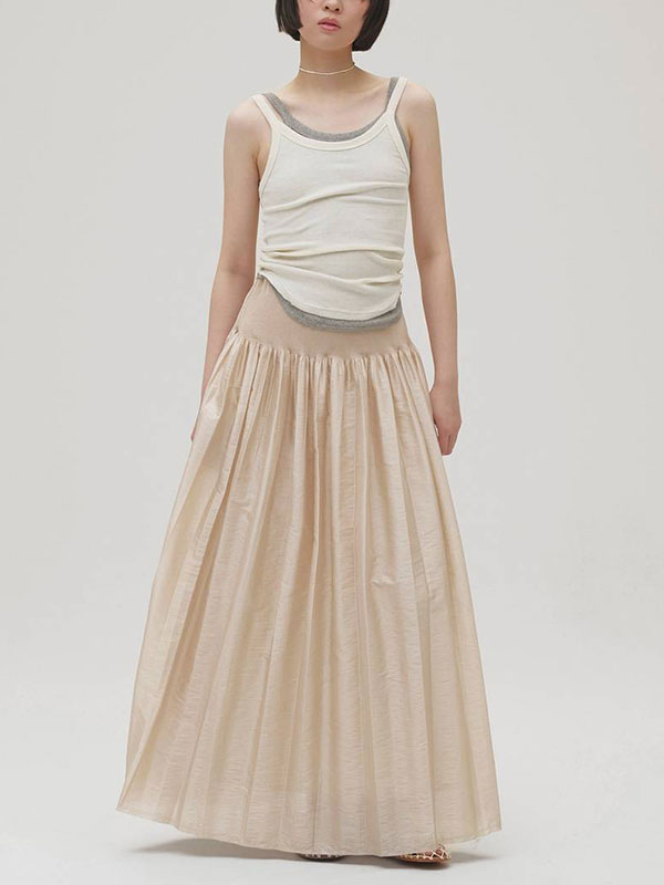 エントリーでポイント上乗せ トゥデイフル TODAYFUL 2026Prefall ボトムス Silky Waist Shirring Skirt 9月上旬〜下旬予約 シルキーウエストシャーリングスカート ロング丈 12620802 26秋冬