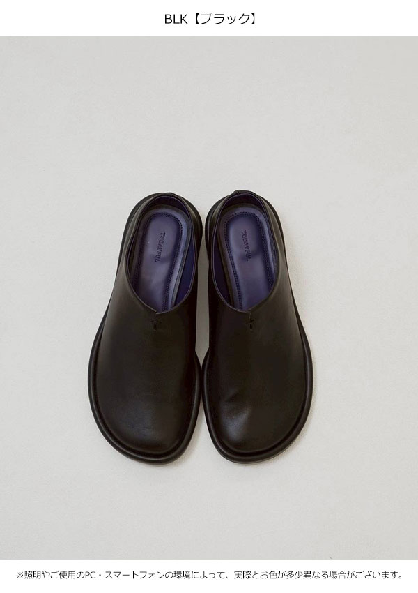 TODAYFUL 2026Prefall トゥデイフル 靴 Slide Leather Shoes 一部9月中旬～10月上旬予約 スライドレザーシューズ サボ シューズ 12611033 12421011 ギフト