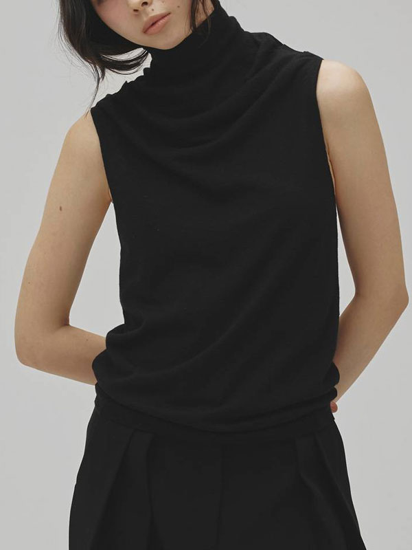 エントリーでポイント上乗せ トゥデイフル TODAYFUL 2026Prefall トップス Highneck Drape Tanktop 6月中旬〜7月上旬予約 ハイネックドレープタンクトップ ミドル丈 26秋冬 12610536