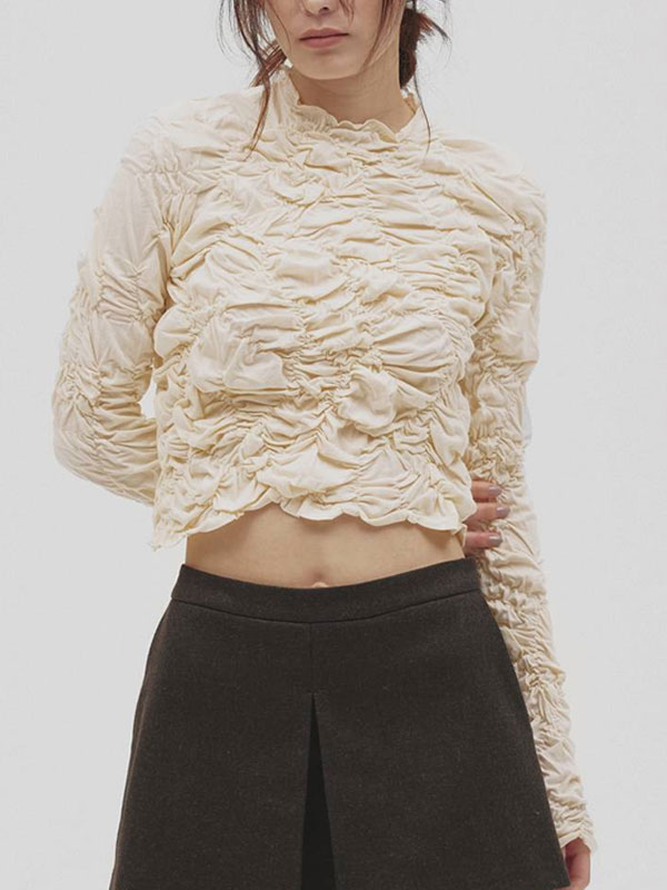 Rakuten - 【ポイント5%付与 6/7迄】【予約販売】トゥデイフル TODAYFUL 2026Winter トップス Shirring Long T-shirts 10月上旬〜下旬予約 シャーリングロングTシャツ 長袖 12620608 26冬