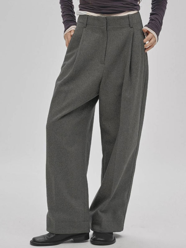 Rakuten - 【ポイント5%付与 6/7迄】【予約販売】トゥデイフル TODAYFUL 2026Winter ボトムス Wool Painter Pants 11月下旬〜12月中旬予約 ウールペインターパンツ フルレングス ウール 12620716 26冬