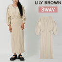【訳アリSALE】【即納】リリーブラウン LILY BROWN 秋冬 3WAYセットワンピース レディース ワンピース トップス アウター 長袖 2WAY ジャンパースカート ブルゾンlwfo215013