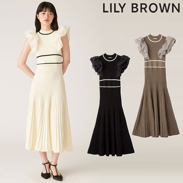 楽天市場】Lily Brown リブ編みニットワンピースの通販 楽天市場】Lily Brown リブ編みニットワンピースの通販