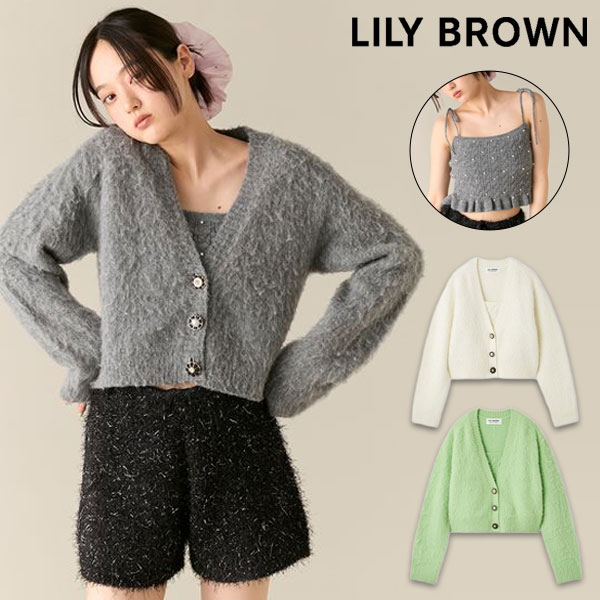 ��SALE40%OFF�ۡ�¨Ǽ�� ��꡼ �֥饦�� LILY BROWN �ȥåץ� 25���� [L.B CANDY STOCK]���󥵥�֥�ӥ��塼�˥å� Ĺµ...