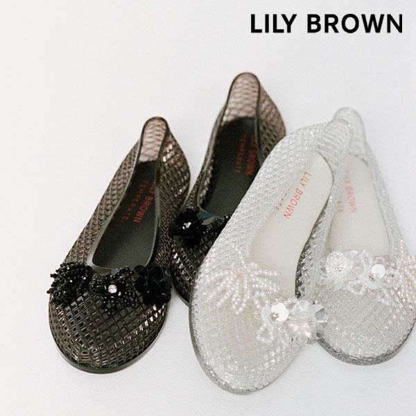Rakuten - 【SALE10%OFF】【即納】 リリーブラウン LILY BROWN シューズ 26春夏 【LILY BROWN×TEMPARATE 】JELLY SHOES フラットシューズ オールウェザーシューズ 靴 別注 カスタム lwgs262304