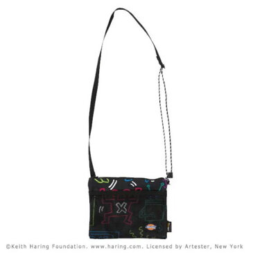 【ポイント10倍】Dickies ディッキーズ 通販 【KEITH HARING×DICKIES】総柄CORDURA(R)サコッシュ レディース メンズ ユニセックス バッグ 鞄 サコッシュ キースへリング ストリート コラボ イラスト プリント 総柄 メッシュ ショルダー メール便 183g90kh04