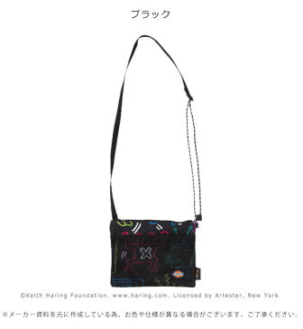 【ポイント10倍】Dickies ディッキーズ 通販 【KEITH HARING×DICKIES】総柄CORDURA(R)サコッシュ レディース メンズ ユニセックス バッグ 鞄 サコッシュ キースへリング ストリート コラボ イラスト プリント 総柄 メッシュ ショルダー メール便 183g90kh04