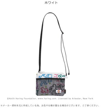 【ポイント10倍】Dickies ディッキーズ 通販 【KEITH HARING×DICKIES】総柄CORDURA(R)サコッシュ レディース メンズ ユニセックス バッグ 鞄 サコッシュ キースへリング ストリート コラボ イラスト プリント 総柄 メッシュ ショルダー メール便 183g90kh04