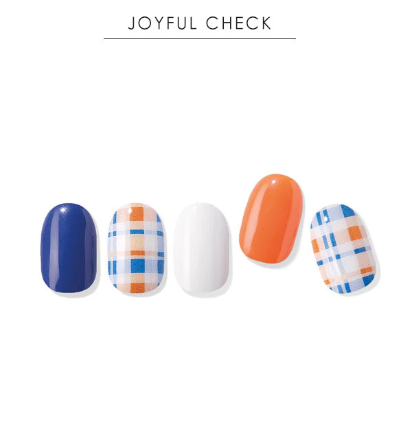 【即納】 EDGEU エッジユー JOYFUL CHECK ネイル ジェルネイル ネイルシール ena428