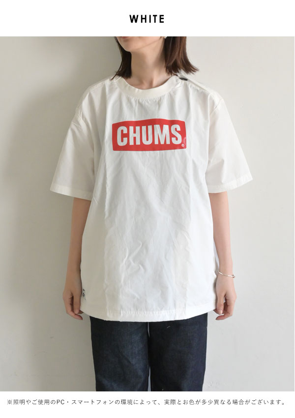 楽天スーパーセールバーゲン【SALE20%OFF】CHUMS チャムス CHUMS Logo Fan T-Shirt ロゴファンティーシャツ レディース トップス 半袖 Tシャツ カットソー コットン ファン CHUMS FAN WEAR ロゴ ワンポイント 機能性 涼しい 空調ウェア 空調服 ch14-1309 キャンプ