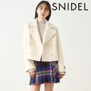 【WINTER SALE10%OFF】 《即納》 スナイデル SNIDEL アウター 23winter ウールショートPコート ショート丈 長袖 swfc234013 23秋冬