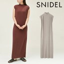 【SPRING SALE50 OFF】 【即納】 スナイデル SNIDEL ノースリニットワンピース ノースリーブ ロング丈 swno234134