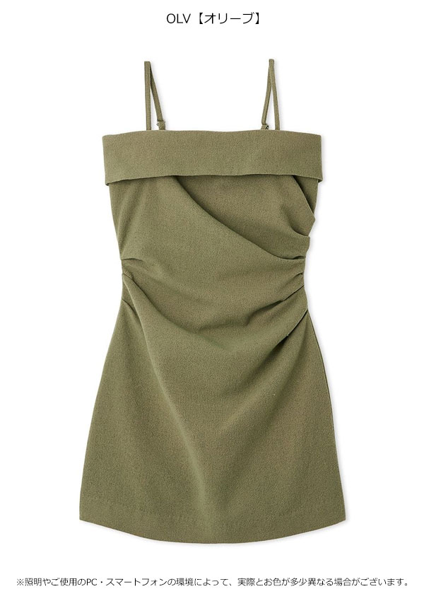 【スプリングセール50%OFF】【即納】 スナイデル SNIDEL ワンピース ウールベアミニワンピース ミニ丈 ノースリーブ セットアップ swfj254160 swfo254178