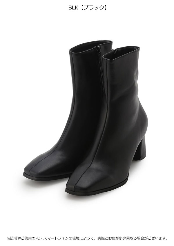 【スプリングセール50%OFF】【即納】 スナイデル SNIDEL 靴 フィットショートブーツ シューズ スクエアトゥ ギフト swgs255610