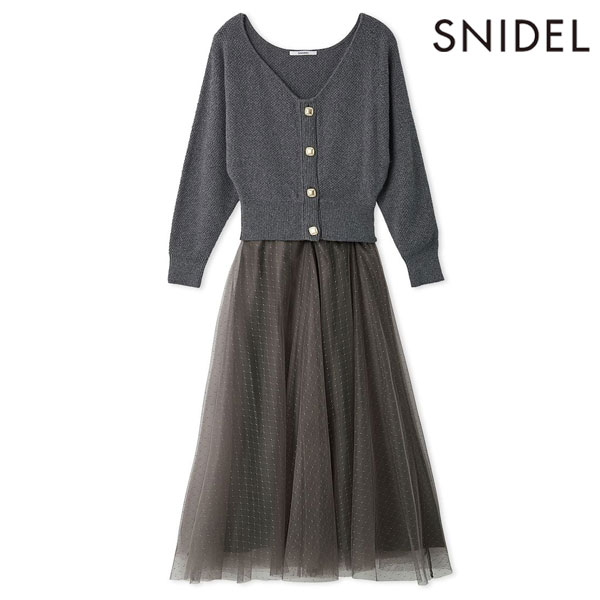 楽天市場】snidel カーディガン（ワンピース｜レディースファッション