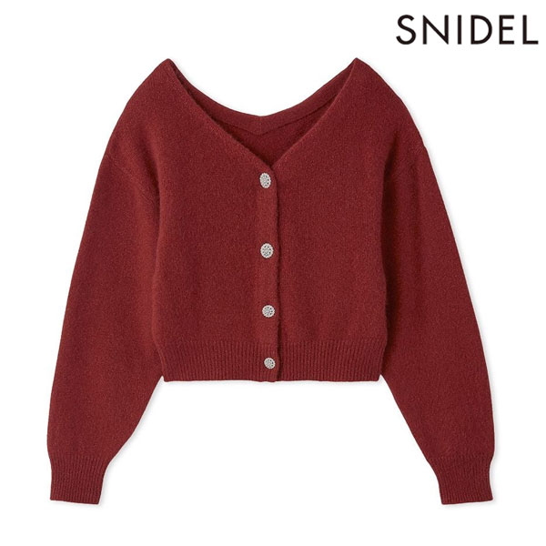 楽天市場】snidel ビジュー カーディガンの通販