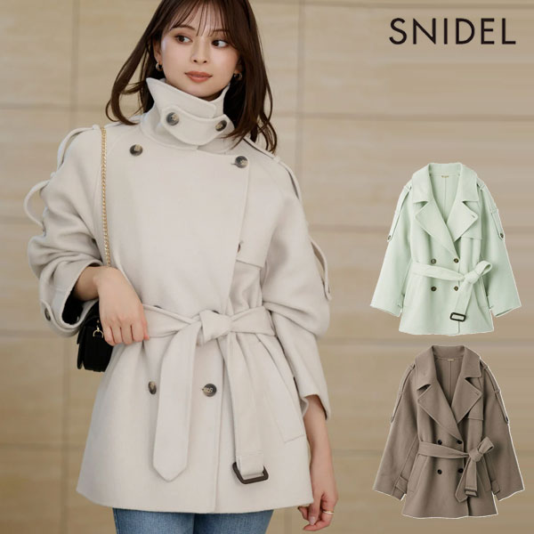 楽天市場】SNIDEL スナイデル ウールコートの通販