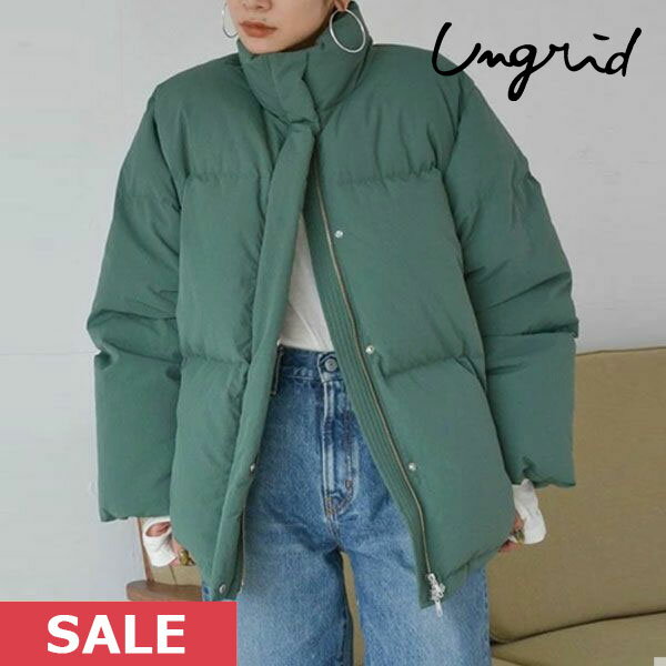 【SPRING SALE50 OFF】 【即納】 アングリッド ungrid 23winter ミドル丈ルーズシルエットダウン アウター ジャケット 長袖 112350232301 23秋冬