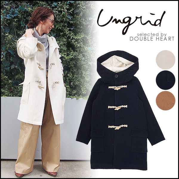 ungrid アングリッド ミドル丈ダッフルコート レディース コート ダッフルコート ミドル...
