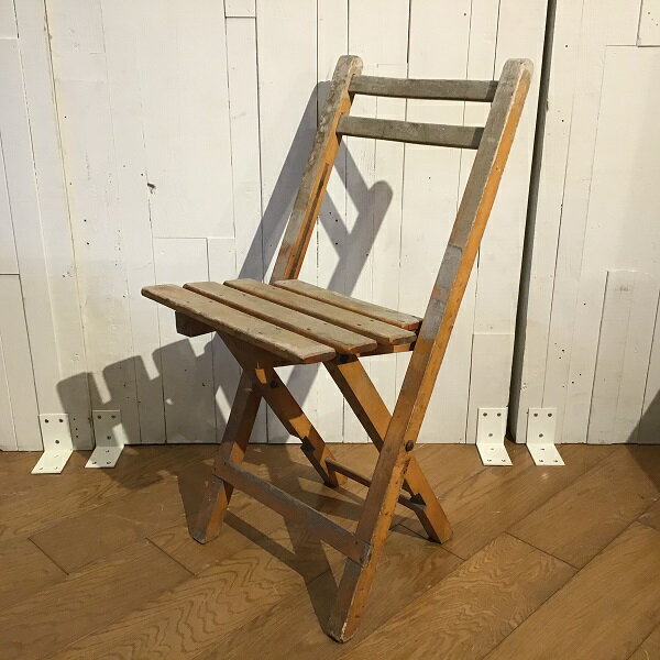 Belgium Beer Factory Chair ベルギー折りたたみチェア 2911-117 【ダブルデイ/DOUBLEDAY/アンティーク/ビンテージ/家具/雑貨 】