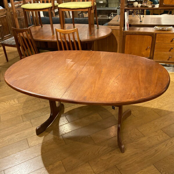 ジープラン オーバル エクステンション ダイニング テーブル G-Plan Oval EX Table / 2Legs（2804-006）【ダブルデイ/DOUBLEDAY/アンティーク/ビンテージ/家具/雑】