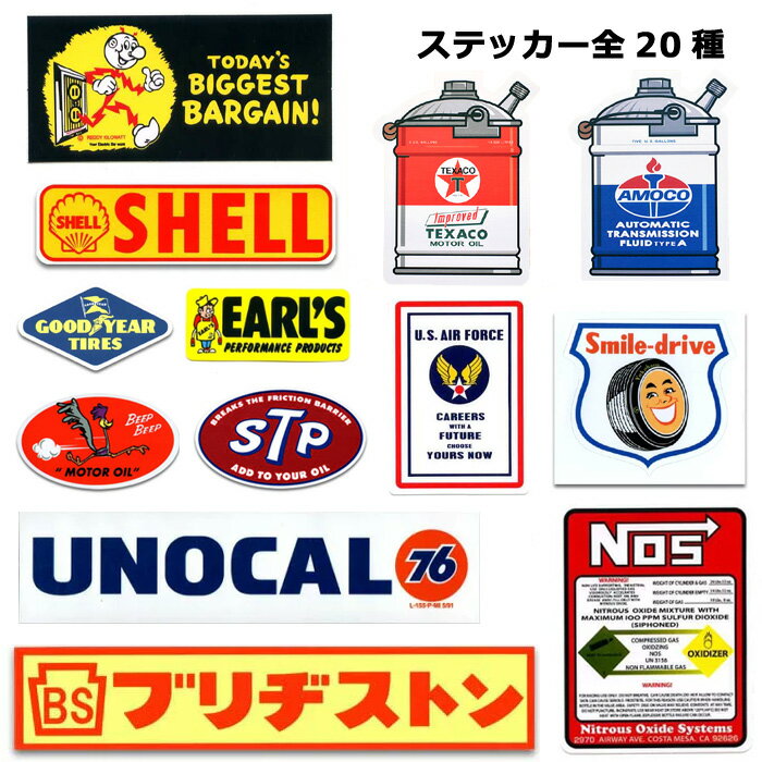 ステッカー シール デコ アメリカンカンパニー アメリカン STP ロードランナー レディキロ かっこいい ..