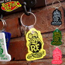 ラットフィンク キーホルダー キーリング 鍵 車 バイク エド・ロス メンズ ブランド ロゴ おしゃれ かわいい アメキャラ グッズ ファッション小物 ノベルティ プレゼント ギフト アメリカ アメリカン雑貨 ダブルスリー