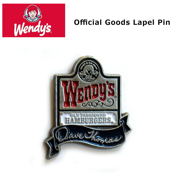 Dave's Signature Legacy Lapel Pin/ラペルピン/ピン/ピンバッジ/バッチ/Wendy'sピン/メンズ/レディース/キッズ/ウェンディーズ/ウェンディズ/オフィシャル/オフィシャルグッズ/公式/公式グッズ/ウェンディーズグッズ/カンパニーグッズ/アメリカンカンパニー/企業グッズ/通勤/通学/旅行/仕事/買物/シンプル/おしゃれ/カジュアル/ポップ/カルチャー/レトロ/かわいい/かっこいい/プレゼント/誕生日/クリスマス/お祝い/入学/卒業/入社/新生活/海外雑貨/海外直輸入/アメリカン雑貨/アメ雑/ダブルスリーWendy's公式グッズ アメリカ合衆国で創業した、ハンバーガーを中心とするファーストフード ファストカジュアルチェーンのウェンディーズ。 ロゴやフードをモチーフにしたラペルピンが登場!! ■ラペルピンとは■ スーツやジャケットの下襟（ラペル）にある 「フラワーホール（ボタンホール）」に挿して 装着する小さな装飾用アクセサリーのこと カジュアルなデザインなので他にもバッグやキャップ ジャケットにアクセントで付けてもおしゃれ♪ コレクターズアイテムとしてズラリと揃えて インテリアっぽくディスプレイするのもいいですね!! ▼△こちらのグッズもオススメ▼△ サイズ 約2.4cm×約2.1cm (実寸計測のため多少誤差あり) デザイン Wendy's/Dave's Signature Legacy Lapel Pin 素材 金属(シルバーカラー) ご注意 ※使用用途以外の使い方はしないでください ※針を刺すタイプのピンです。お子様が触らないようご注意ください ※海外製品のため、個体差があり表記サイズと多少異なる場合があります。 ※モニター設定等により実際のカラーと異なる場合があります。 ※海外輸入商品ですので多少の折れ、キズ等が場合があります。 ※入荷時期により画像とデザイン・カラーが異なる場合があります。