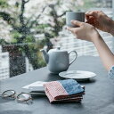 【10%オフクーポン☆FASHION SALE】リネンハンカチ Lino e Lina リーノエリーナ リトアニア ストライプ柄 デルフィ ハンカチ レディース...