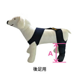 犬【ワンツープロテクター】【返品不可】【後足用MD】【A：長さ】約17～21.5cm【保護プロテクター】【株式会社ヒュー…