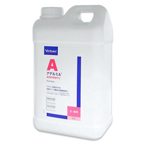 【アデルミル ペプチド シャンプー 2.5L ×1個】【ビルバック】犬猫（アデルミルシャンプー） (発)のサムネイル