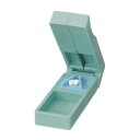 『ペレット君 (本体) ×1個』【サイズ:80×30×25mm】【本体に専用替刃1枚付 (本体中に収納)】【錠剤カッター】【津川洋行】【投薬関連用品】(C5)(4)