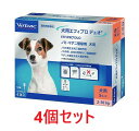 【あす楽】【4個セット】【犬用 エフィプロ デュオ Sサイズ(0.67mL×4本入)×4個】【使用期限:2027.03.31】【動物用医薬品】 [ノミ・マダニ駆...
