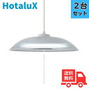 【2台セット】ホタルクス(旧NEC) HCDB0853-X LEDペンダントライト 8畳 昼光色 調光 文字はっきり【送料無料】